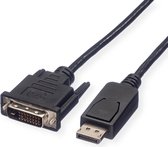 Câble DisplayPort DP M - DVI M, noir, 5 m