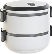 Lunch box thermique empilable / boîte repas chaud - blanc - 16 x 15 cm - Conteneurs de conservation des Nourriture