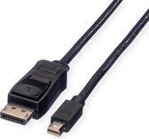 VALUE DisplayPort kabel, DP M - Mini DP M, zwart, 3 m
