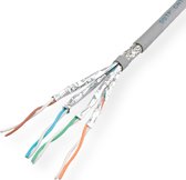 ROLINE S/FTP (PiMF) kabel Cat.7 (Klasse F) massieve draad, AWG23, 100m