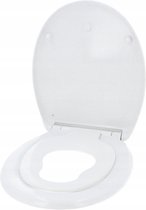 bedreiging Kikker vorm WC bril met verkleiner - Toiletbril zitverkleiner - Wit - Kinder WC... |  bol.com