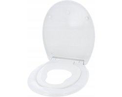 WC bril met verkleiner - Kind Toiletbril zitverkleiner - Wit - Kinderen WC Bril - Kinderzitting - Familie - Family Seat -2 toiletbrillen in 1