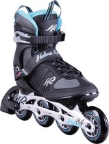 K2 Helena 84 patins à roues alignées - noir/bleu clair