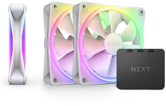 NZXT F120 RGB Duo - Triple pack - Wit - 120mm