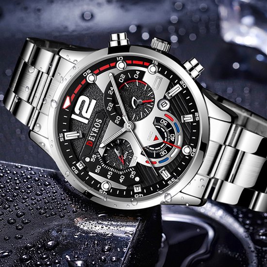 Rvs horloge heren clearance