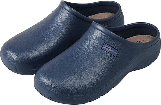 Foto: Xq tuinklompen heren comfort navy tuinschoenen garden clogs heren