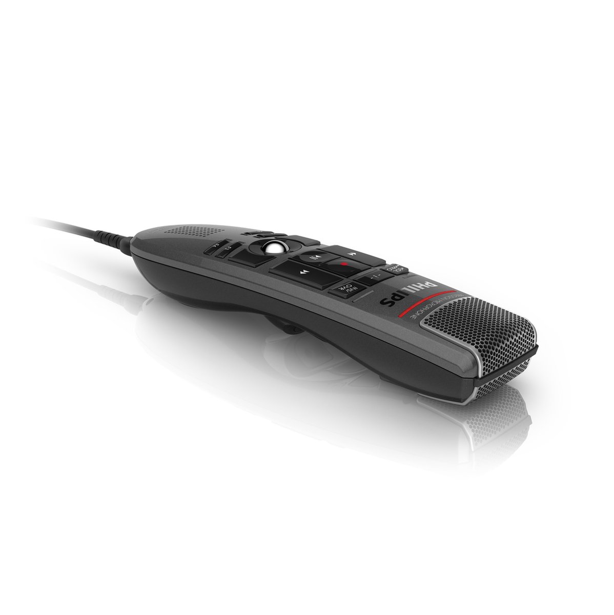 Afbeelding 3 van Philips SpeechMike Premium LFH3600 - Dicteermicrofoon - Mouse-track-ball - Streepjescodescanner - Druktoetsen - Antibacteriele behuizing - USB A kabel - Metallic