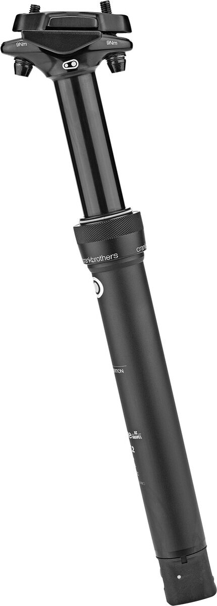 Crankbrothers Highline Xc/gravel Dropper Zadelpen 300 Mm Zwart 125-421 mm / 27.2 mm