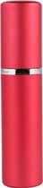 Luxe Mini Parfum Flesje - Navulbaar - 5 ml - Reisflesje - Parfumverstuiver - Mat Rood