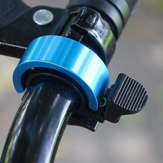 Fietsbel Aluminium - Universeel en Compact - Bycicle Bell - Blauw
