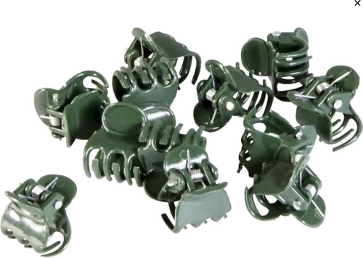 Orchideenclips groen 10 st - plantenclips - Tuinclips - Clips - Plantondersteunung
