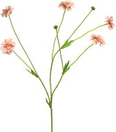 Bloemen - Decoratie - Kunstplant - Kunstbloemen - Korenbloem roze - kunstbloem - 64 cm