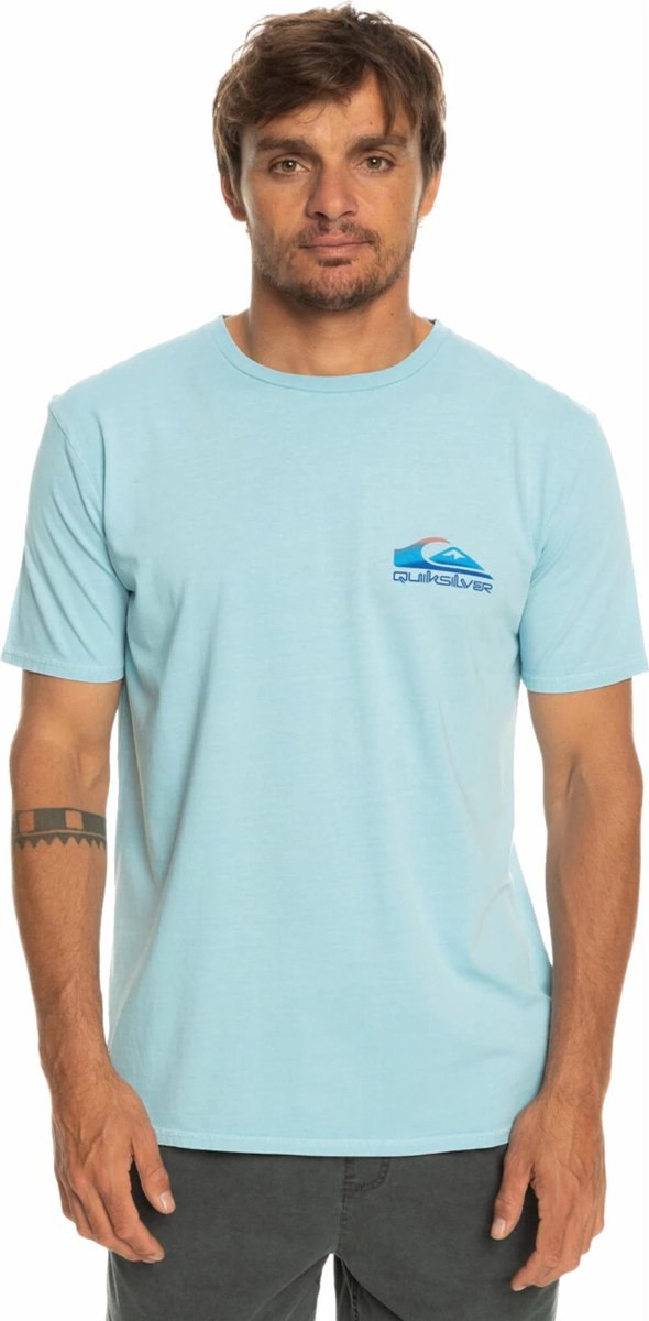 Quiksilver Pastime Paradise Heren T-shirt Eqyzt07252-bgc0 Kleur Blauw