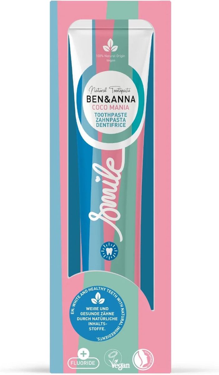 Goedkoopste Ben & Anna Coco Mania Toothpaste 98GR