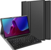 Cazy Hoes met Toetsenbord QWERTZ - geschikt voor Lenovo Tab P11 Gen 2 - Zwart