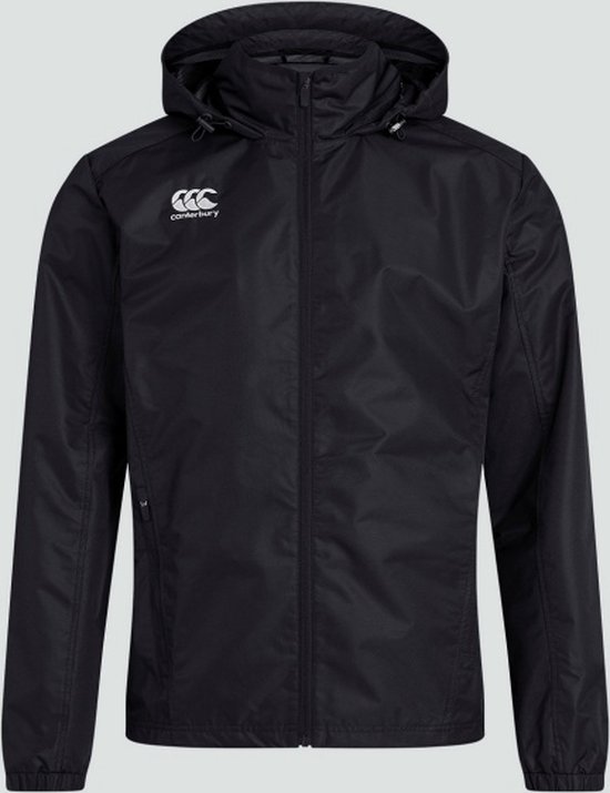 Club Full Zip Rainjacket Senior Black - 4XL