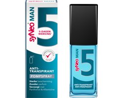 syNeo 5 MAN - Deodorant Anti-transpirant Pompspray - 30 ml - Voor mannen - Overmatig zweten