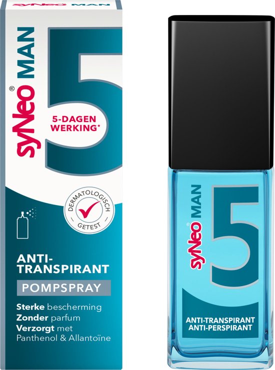 syNeo 5 MAN - Deodorant Anti-transpirant Pompspray - 30 ml - Voor mannen - Overmatig zweten