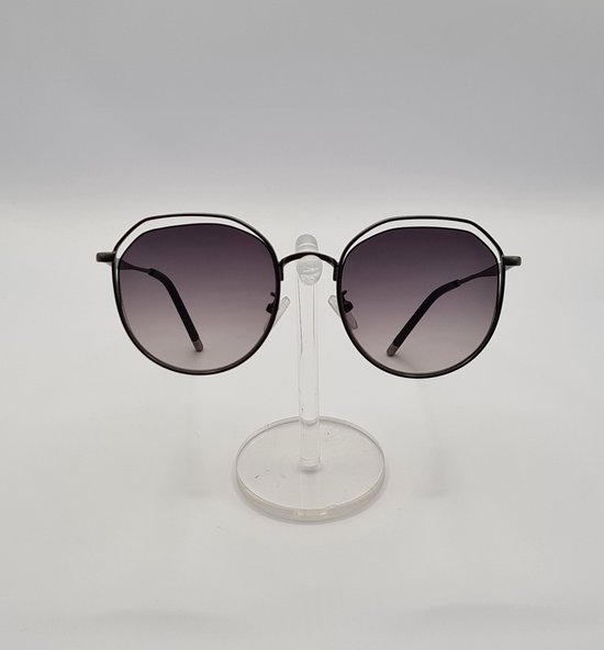 Dames zonnebril - UV400 - bril met metalen montuur met brillenkoker / lenzen - 7349 Aland optiek