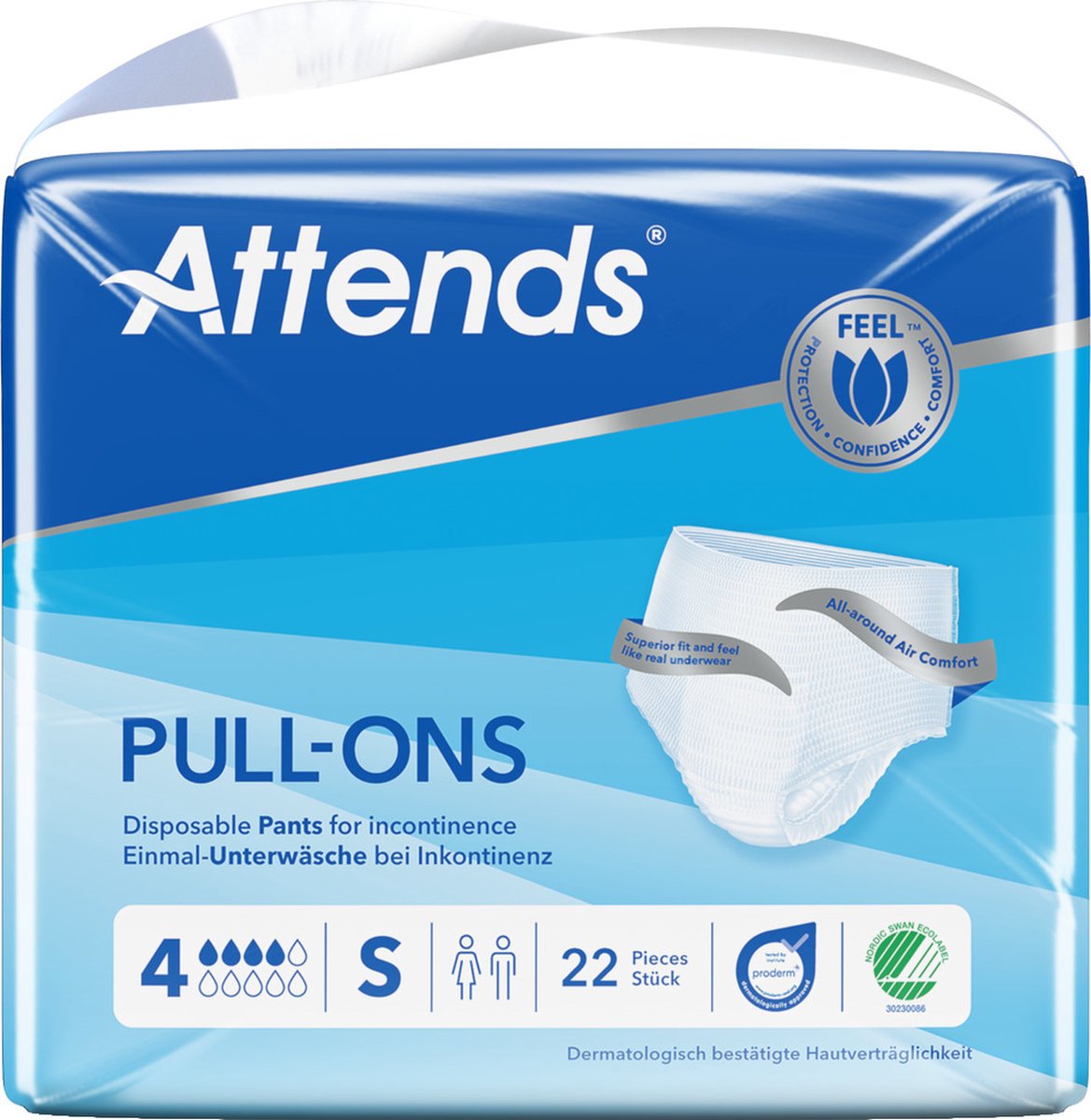 Goedkoopste ATTENDS Pull-Ons 4 Small - 1 pak van 22 stuks