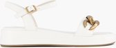 oxmox Witte sandaal sierketting - Maat 37