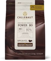 Callebaut- Chocolat- Callets Extra Puur (80%)- 2,5 kg