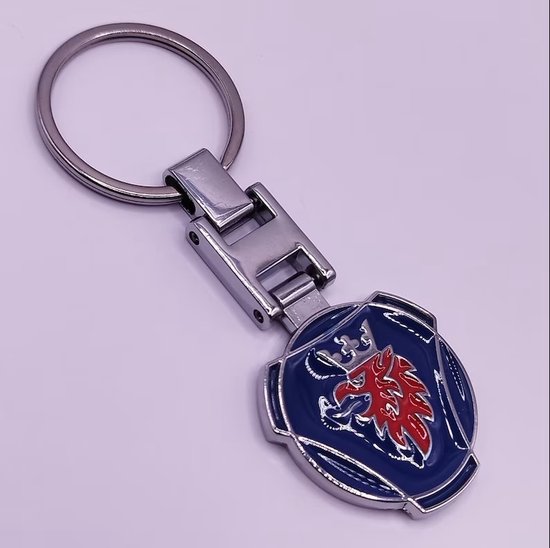 KREATIONS Jaguar 3D Metalen Autologo Sleutelhanger - Sportief Design Voor Autoliefhebbers