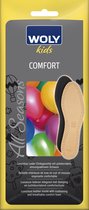 Woly Comfort Kids - Lederen inlegzool met comfortschuim - Maat 25/26