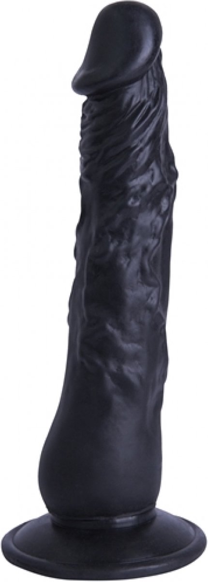 Goedkoopste Argus Rocky Grote Zwarte Realistische Dildo Met Zuignap 25 Cm - Dia 4 Cm