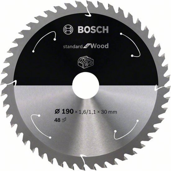 Bosch Professional Cirkelzaagblad Expert for Wood (hout, 250 x 30 x 2,1 mm, 48 tanden, accessoire accu-cirkelzaag