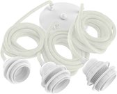 Lampfitting voor plafond - Wit - 3 fittings
