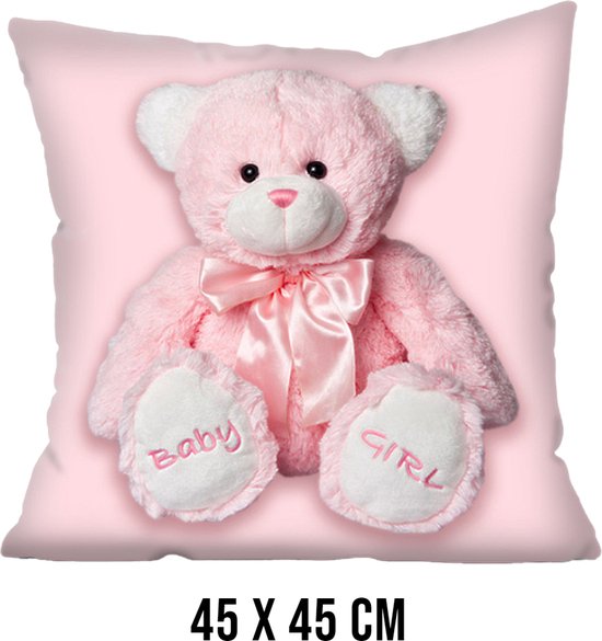 Coussin Fille Rose