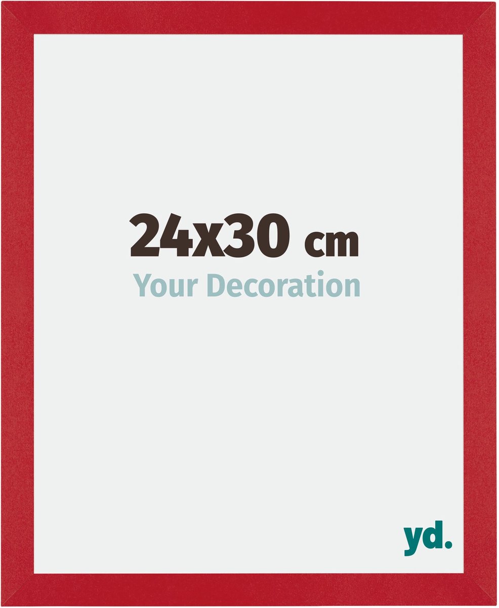 yd. Your Decoration - Fotolijst 24x30 cm - MDF - Rood - Mura