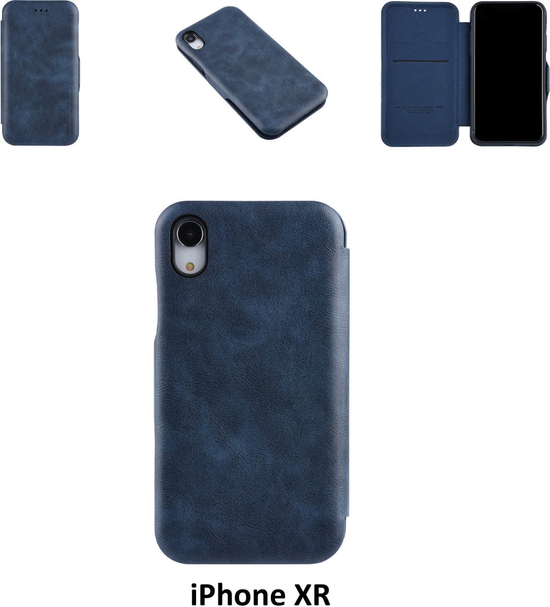 UNIQ Accessory Blauw hoesje iPhone XR - Luxe Book Case