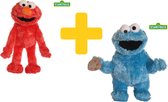 Living Puppets Value Pack marionnettes à main Elmo et le Cookie Monster environ 33cm