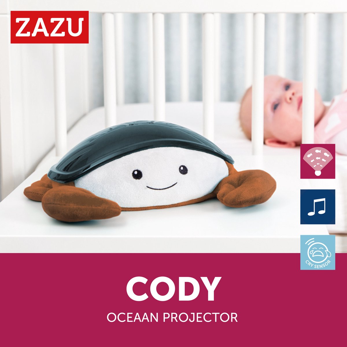 Zazu Cody de Krab Chocolade Ocean Projector ZA-CODY-02 – foto 2