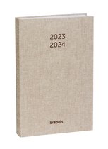 Brepols Schoolagenda 2023-2024 - BARISTA - Dagoverzicht - Beige - 11.5 x 16.9 cm