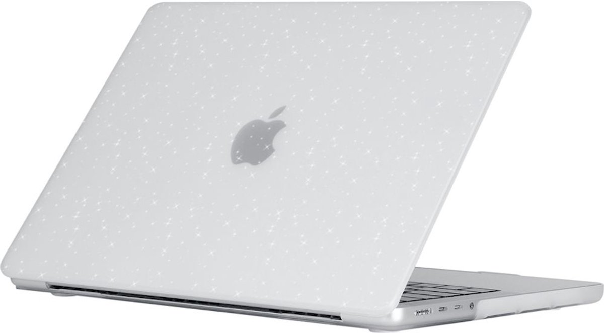 Mobigear Sparkle - Apple MacBook Pro 16 Inch (2021-2023) Hoes Hardshell MacBook Case - Wit