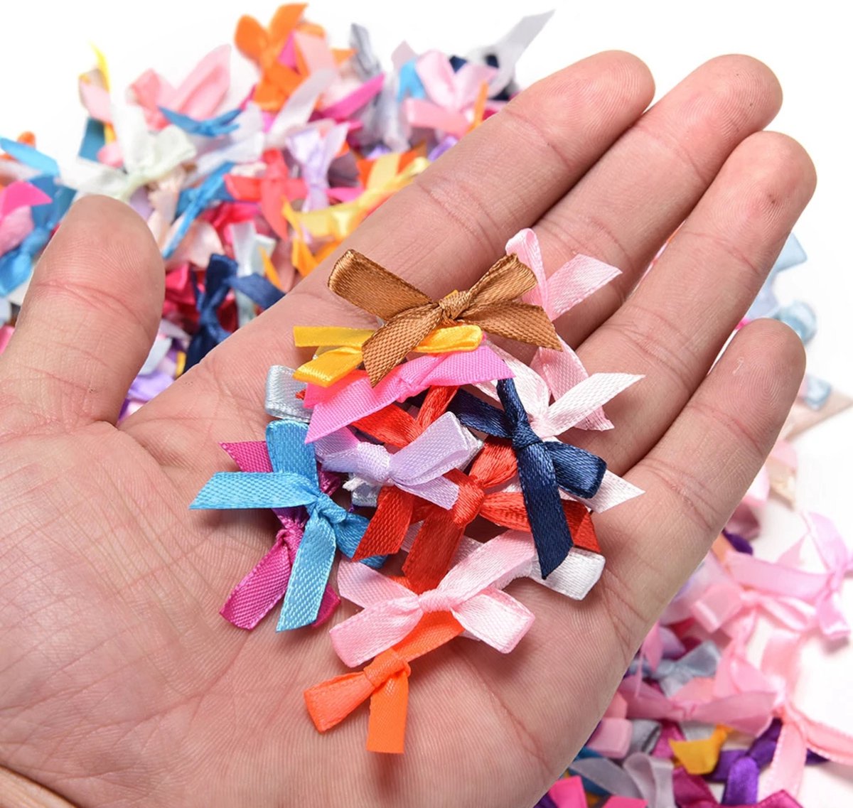 Dooozy 100 stuks 2,5 cm mini-geschenkstrikken, zelfklevend