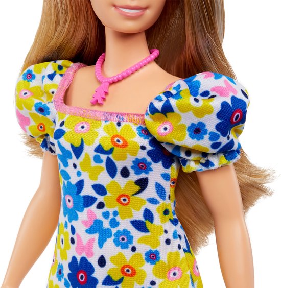 Barbie Fashionistas - Bloemenjurk - Barbiepop met Syndroom van Down — afbeelding 3