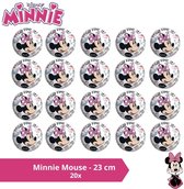 Bal - Voordeelverpakking - Minnie Mouse - 23 cm - 20 stuks