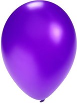 ballon metallic paars 5 inch per