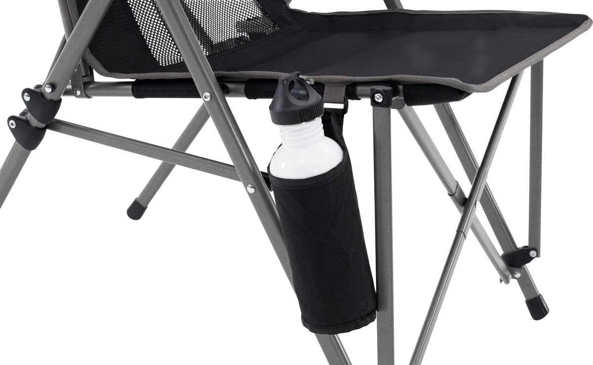 Robens Vanguard Klapstoel - Zwart, Robuust en Comfortabel