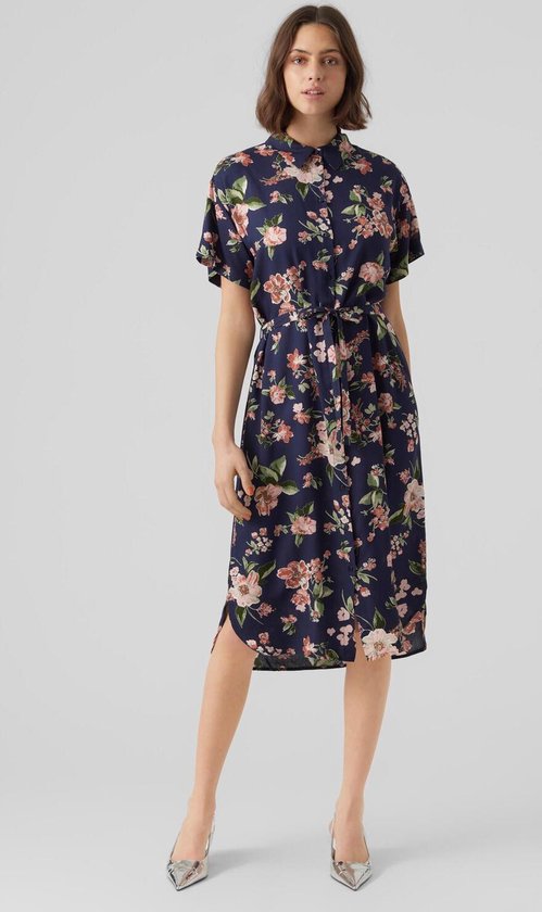 VERO MODA Vmvica S/S Shirt Dress Ga Noos Vestito Donna