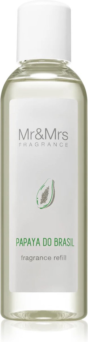 Goedkoopste Mr&Mrs Fragrance Home Blanc Refill - voor Diffuser - 1 liter - Papaya do Brasil