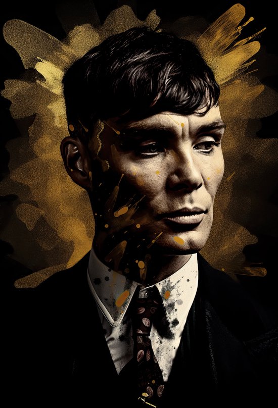 Thomas Shelby Poster - Peaky Blinders Poster - Hoge Kwaliteit - Portret