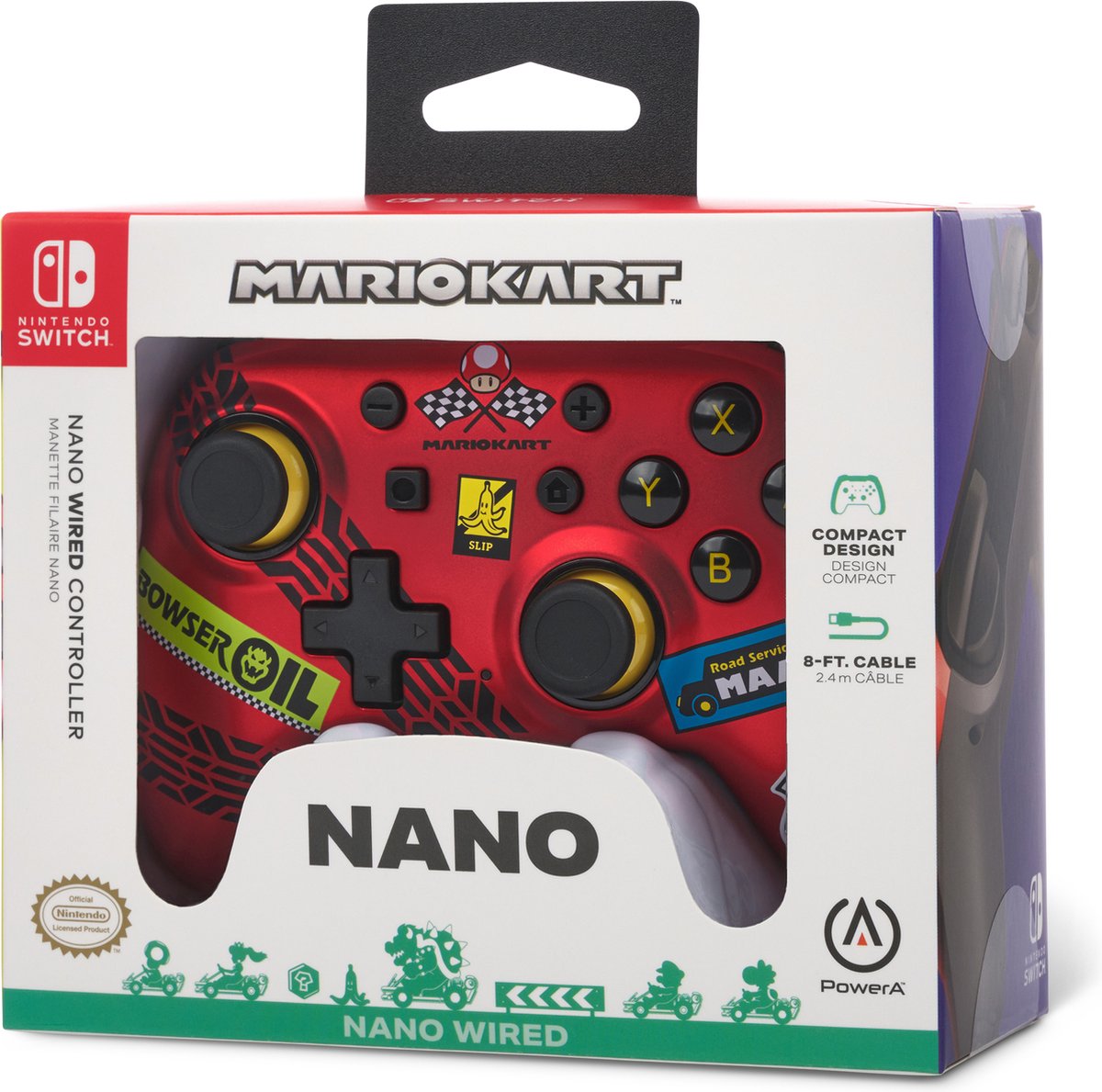 Manette filaire Nintendo Switch - Mario Casse-Brique - PowerA à 25,69€