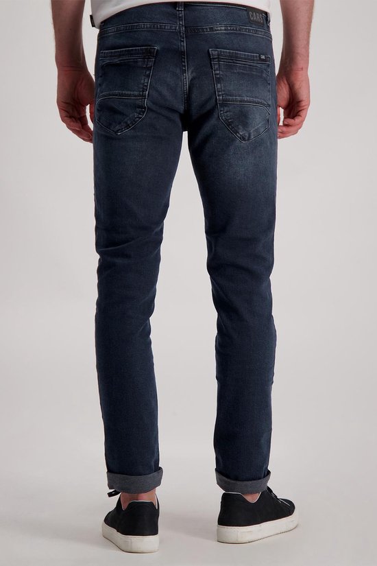 Cars Jeans - Heren Jeans - Heren - W38 X L34 - Zwart - Katoen - Blast-blue.blac