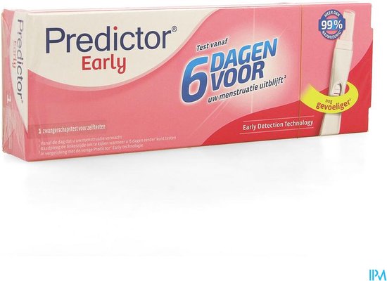 Predictor Early - 1 stuk - Zwangerschapstest