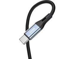 VFAN USB-C naar AUX HD Audio Transmission Kabel 1.0M 3.3FT - Top Kwaliteit - Stereo Sound Effects - Auto Luisteren naar Music - Gecertificeerde 3.5mm Aux naar USB-C Kabel - Gevlochten Audiokabel voor Samsung en Android